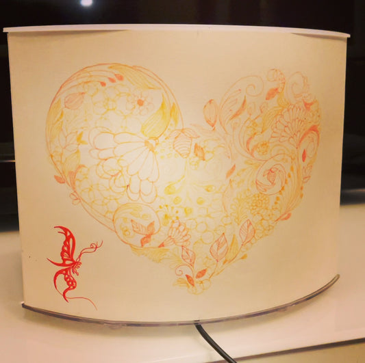 How to design your own lamp shade using hidden message feature